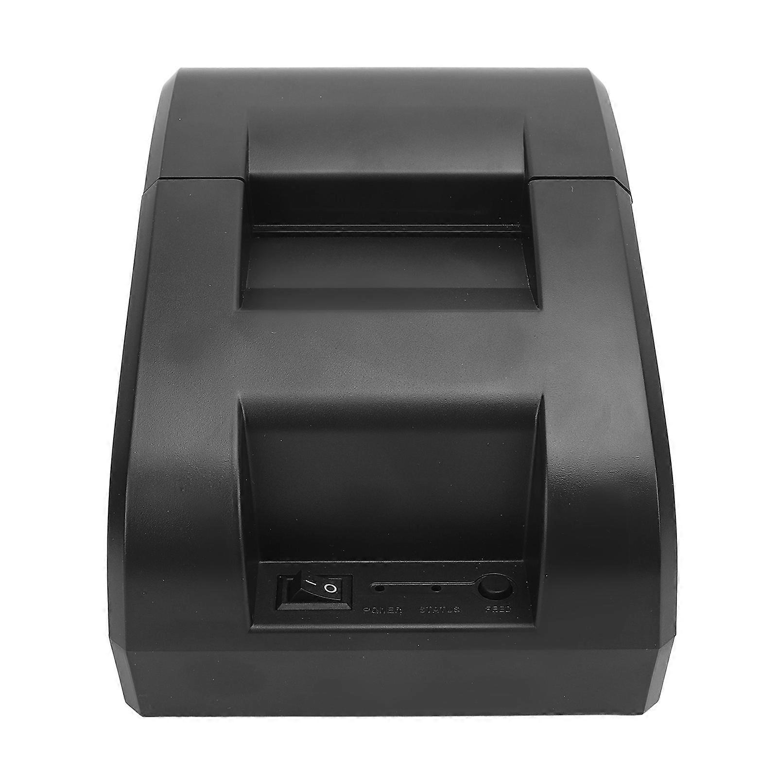 Thermal Receipt Printer USB Bluetooth 58mm High Speed Printing Thermal POS Printer for Multiple Operating Systems US Plug 