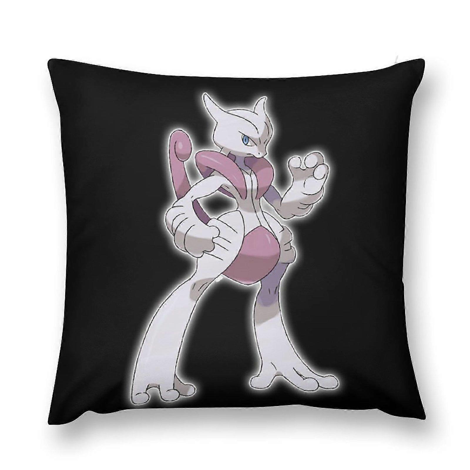 i149 Mew-two Plush Pillow Case Throw Multisize Ultra-comfortable Pillowcase Cushion Anti-fouling Protective Cases FFg149