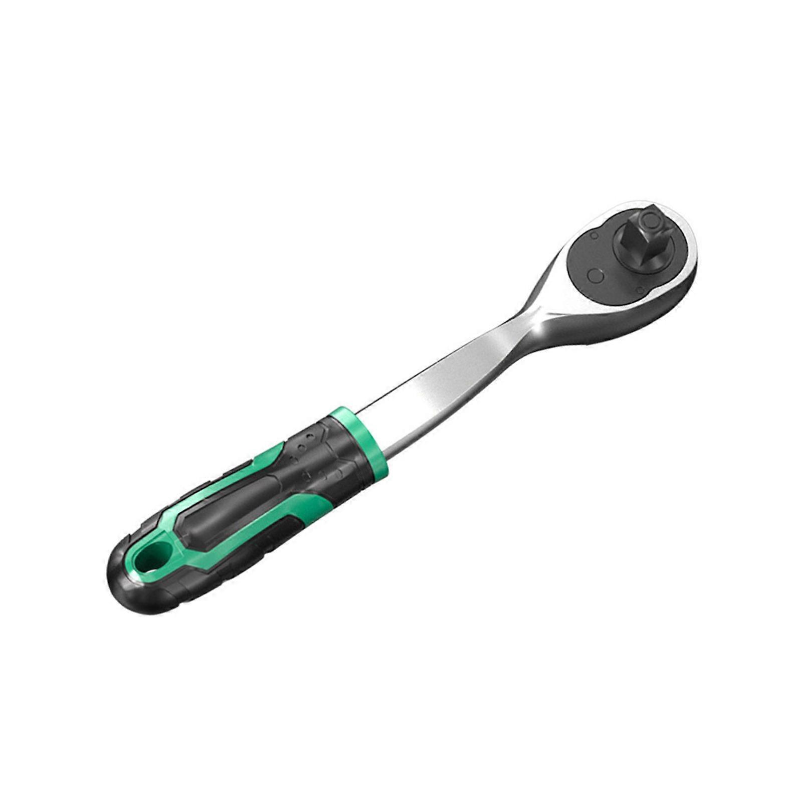 High Efficiency 1/2inch 1/4inch 3/8Inch Drive Socket Ratcheting Wrench 4Degree Swing Angle Durability Construction Multicolor