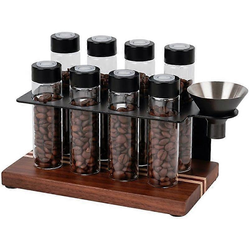 Coffee Bean Storage Tubes Single Dose Coffee Bean Cellars One-Way Exhaust Valve Sealed with Hopper