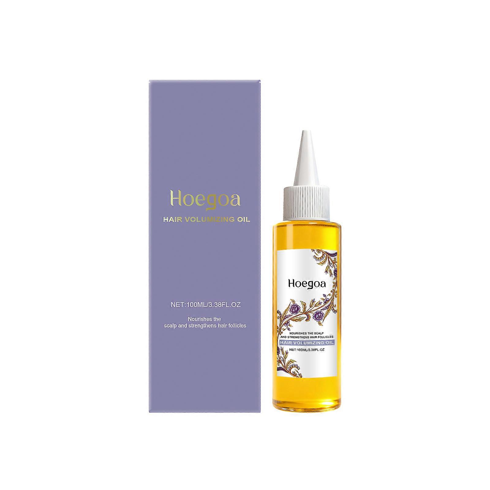 Hoegoa Hair Voluminous Essential Oil Moisturizes And Cares For The Scalp, Making It Bright, Smooth And Silky