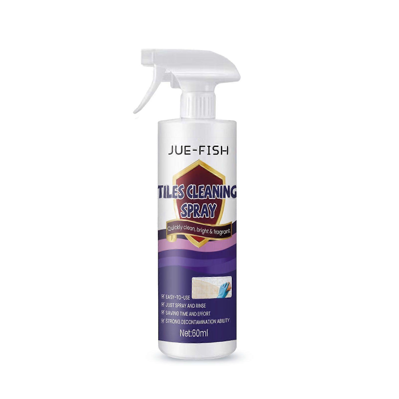 Tile Cleaning Spray Contains Deionized Water, Surfactant, Lemon Extract