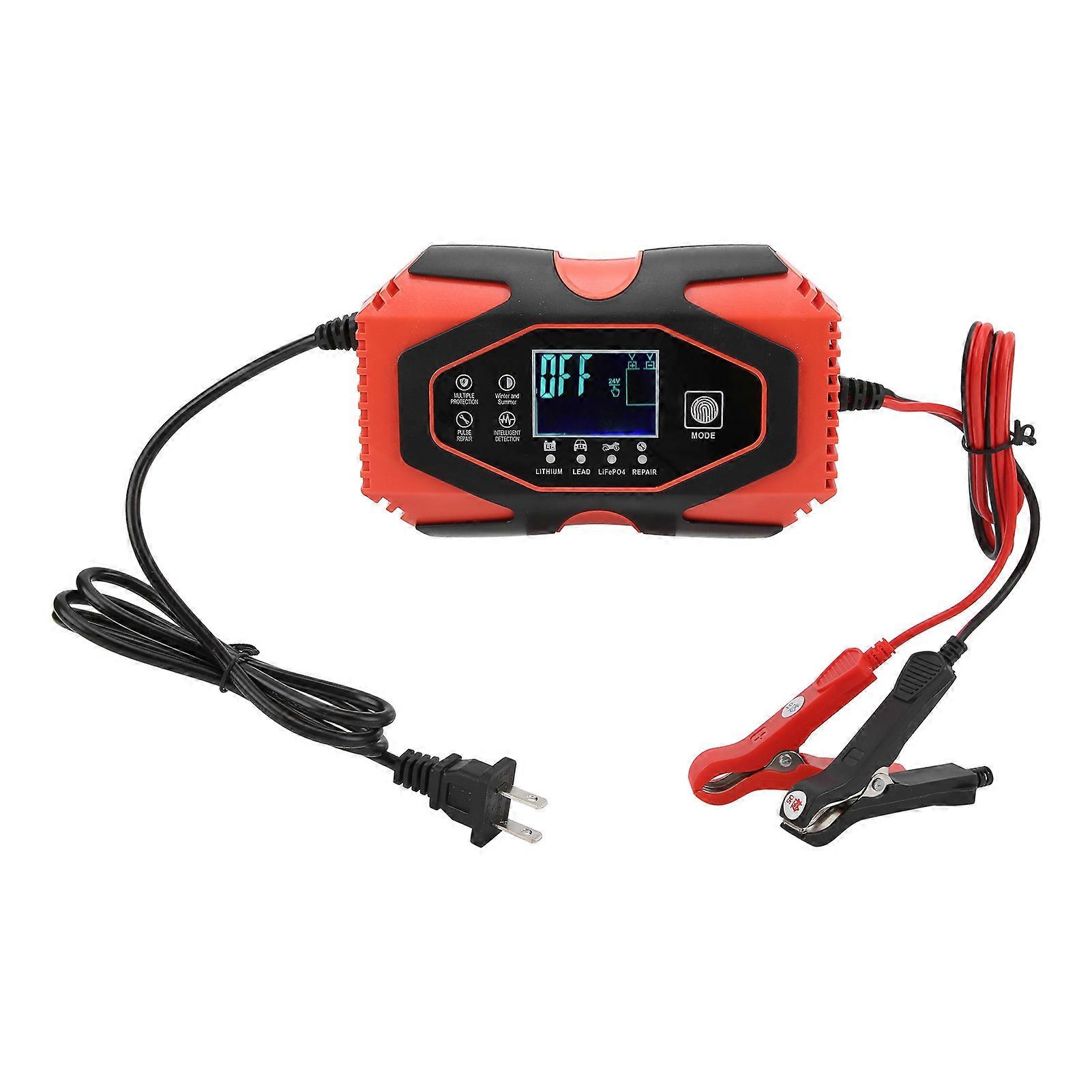Automotive battery charger with memory function and repair mode