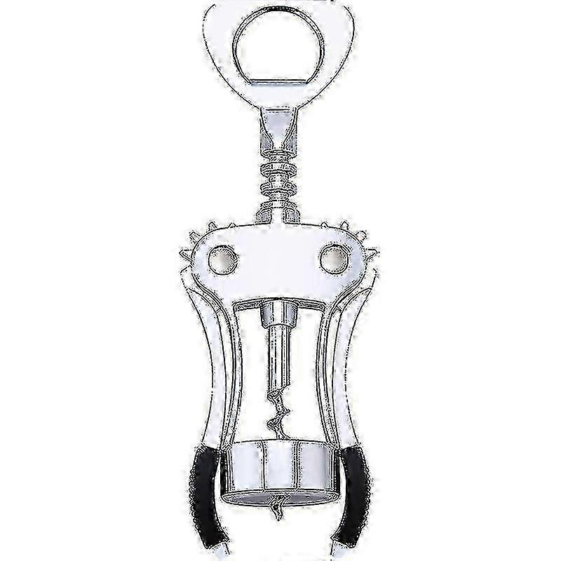 Wine Opener, Zinc Alloy Premium Wing Corkscrew Wine Bottle Opener With Multifunctional Bottles Opener, Upgrade