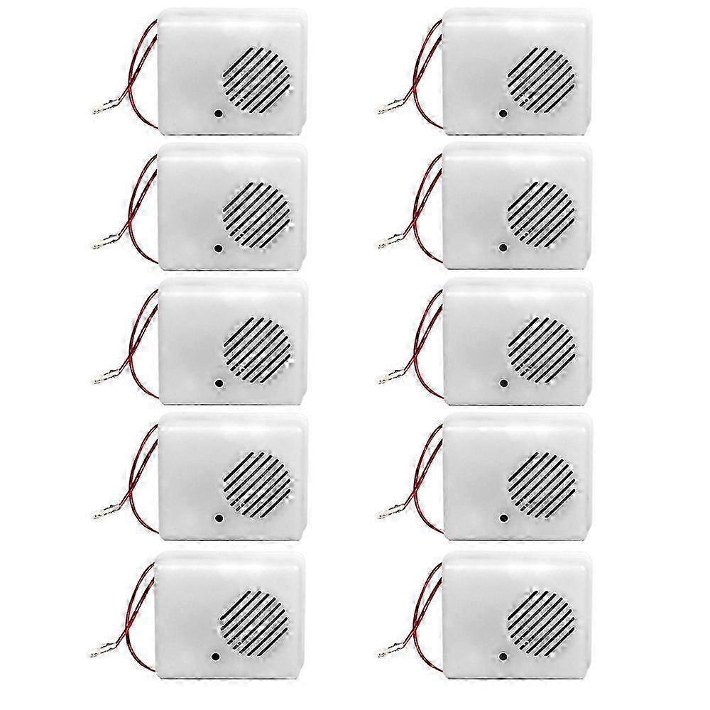 1-10pcs Halloween Sound Sensor Scream Speaker Horror Screaming Tricky Voice-activated Props Scary Sound Sensor for Halloween Party Decoration