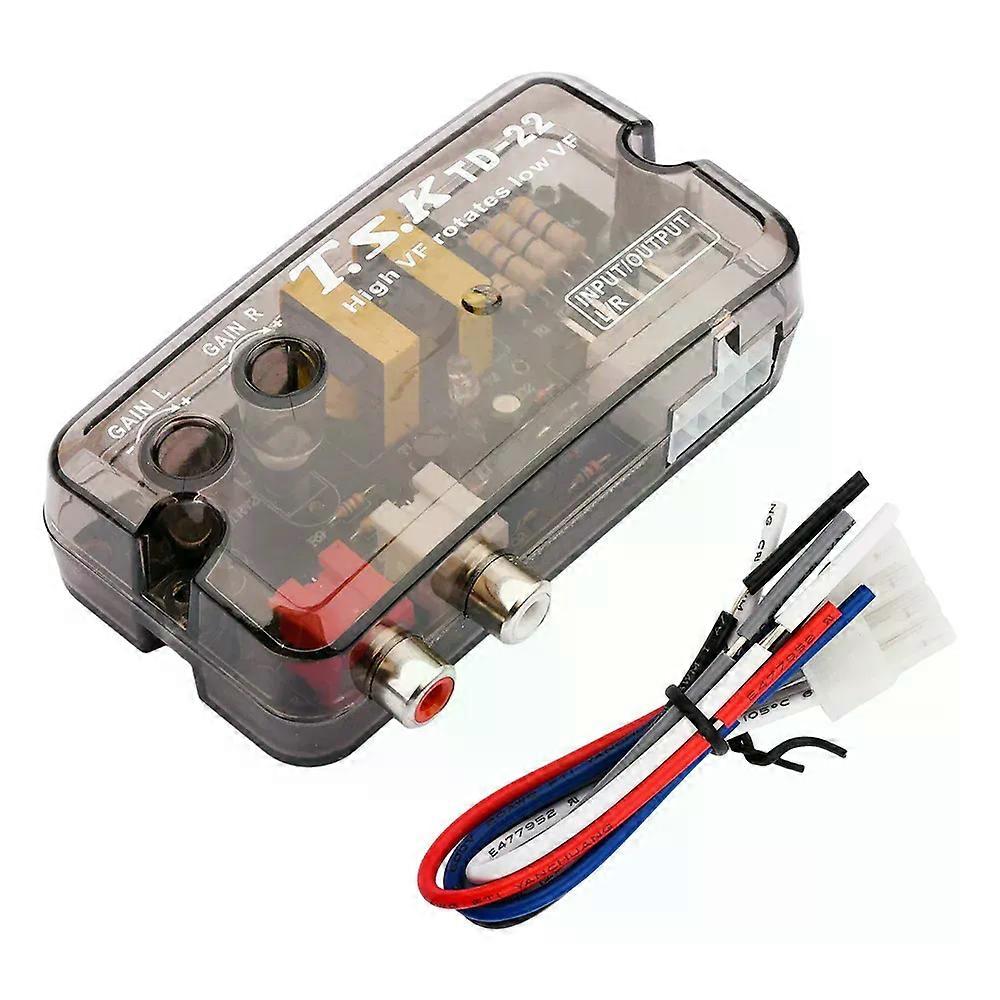 High-to-Low Converter RCA Speaker Cable Audio Converter High Frequency to Low Frequency TD-22 for Audio Speakers CD Player
