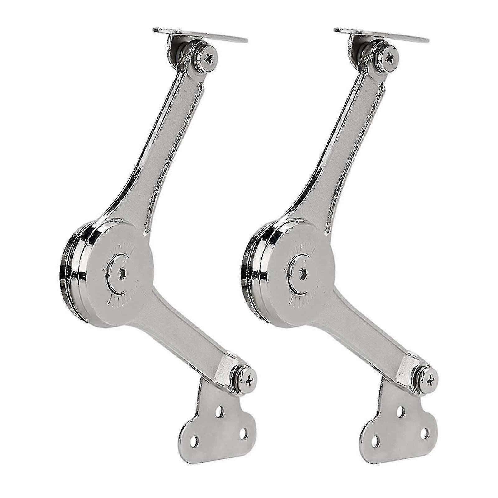 2pcs Heavy Duty Lid Support Hinges Soft Close Folding Lid Stay Hinge Keep Lid Hinge Open For-- SZRH