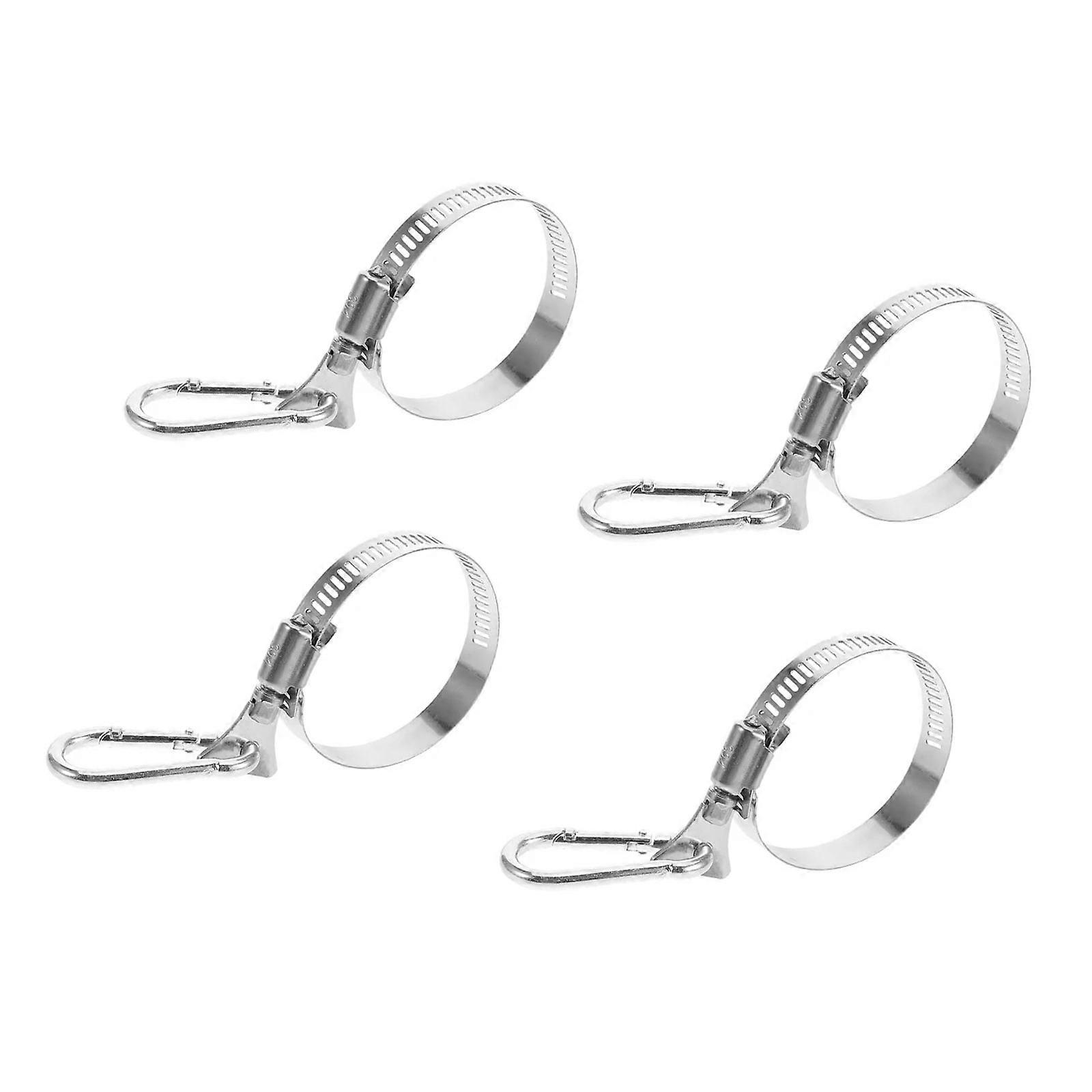 Wind Resistant Flag Mounting Bracket Stand Flexible Adjustment For Outdoor Windproof Clamp Quick Installation Tool 4pcs Multicolor