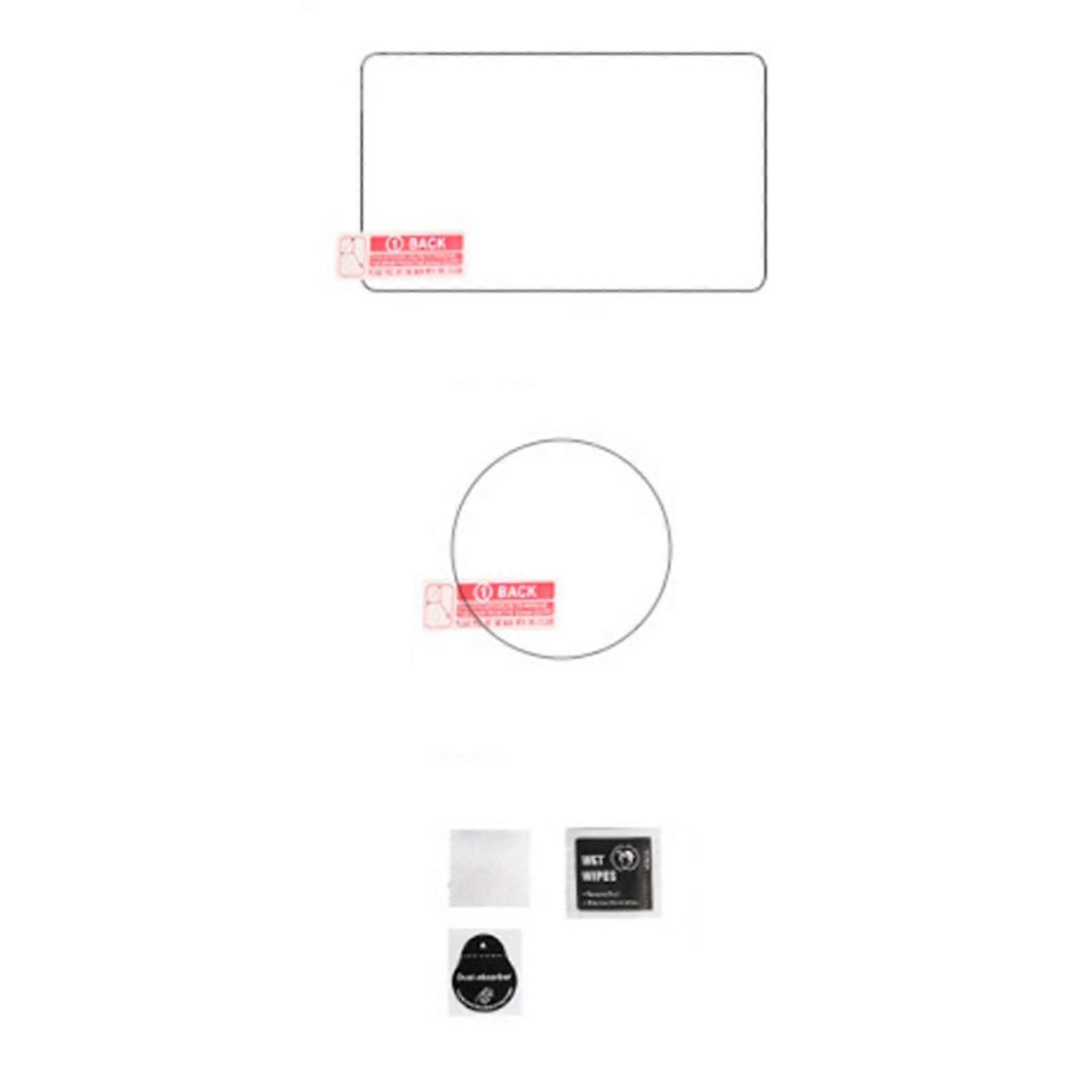 Scratch Resistant Camera Screen Guard With Rounded Edges and Exactness Fit for Action Camera Multicolor