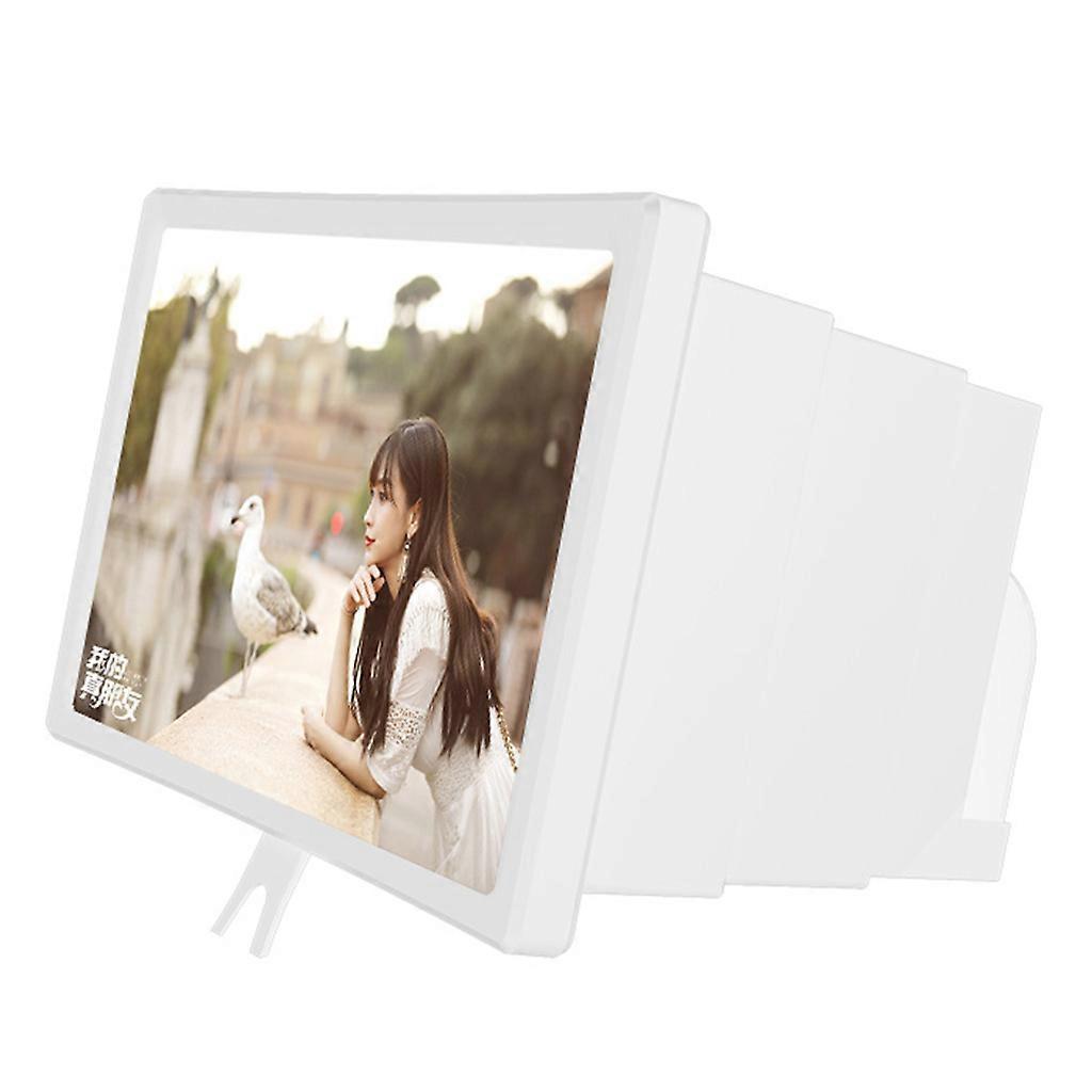 12 inch Movie Amplifying Projector Stand Bracket Mobile Phone 3D Screen Video Magnifier Folding Base High Definition  W