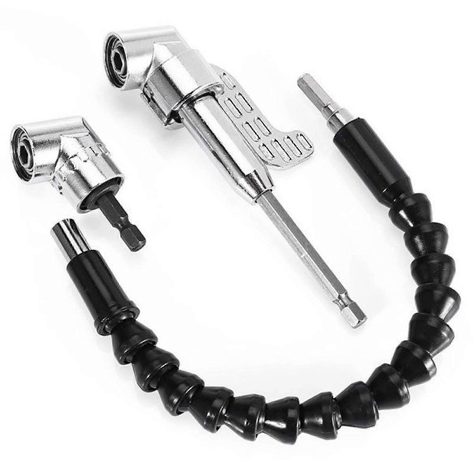 105 Degree Corner Extension Tool Adjustable Rotations 105 Degree Right Angle Drill Bit Adapter,Angled Screwdriver Multicolor