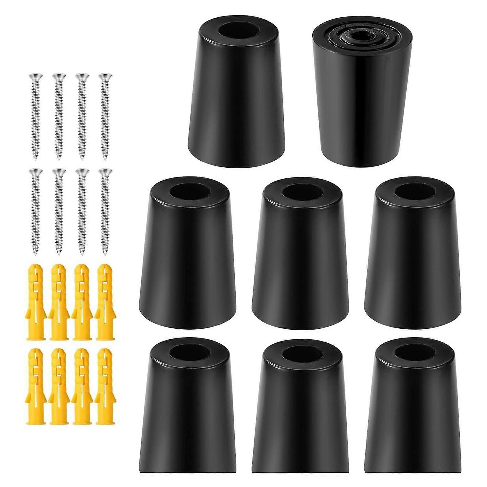 8 Pieces Vertical Ski Equipment Wall Bracket Handmade Floating Hanger Rack for Snowboard Space Saving Ski Organizer Multicolor