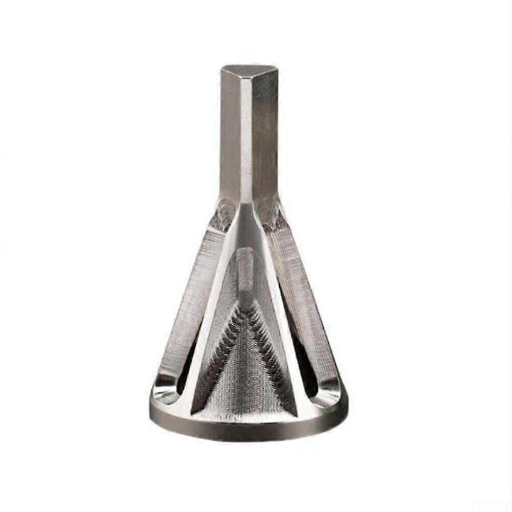 External Chamfer Deburring Drill Bit with Triangle & Hex Shank for Metal, Aluminum, Steel, Plastic