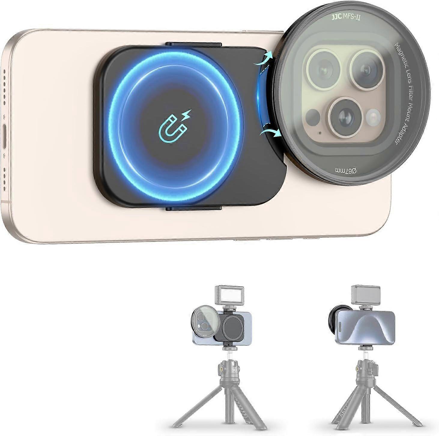 Adapter filtra obiektywu telefonu 67 mm do iPhone'a 17 16 15 14 Pro Max Plus ND CPL