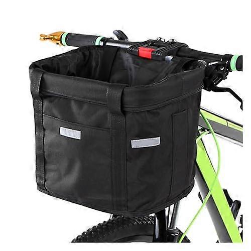 Cycling Front Basket Waterproof Removable Bike Handlebar Pet Carrier with Frame Bag