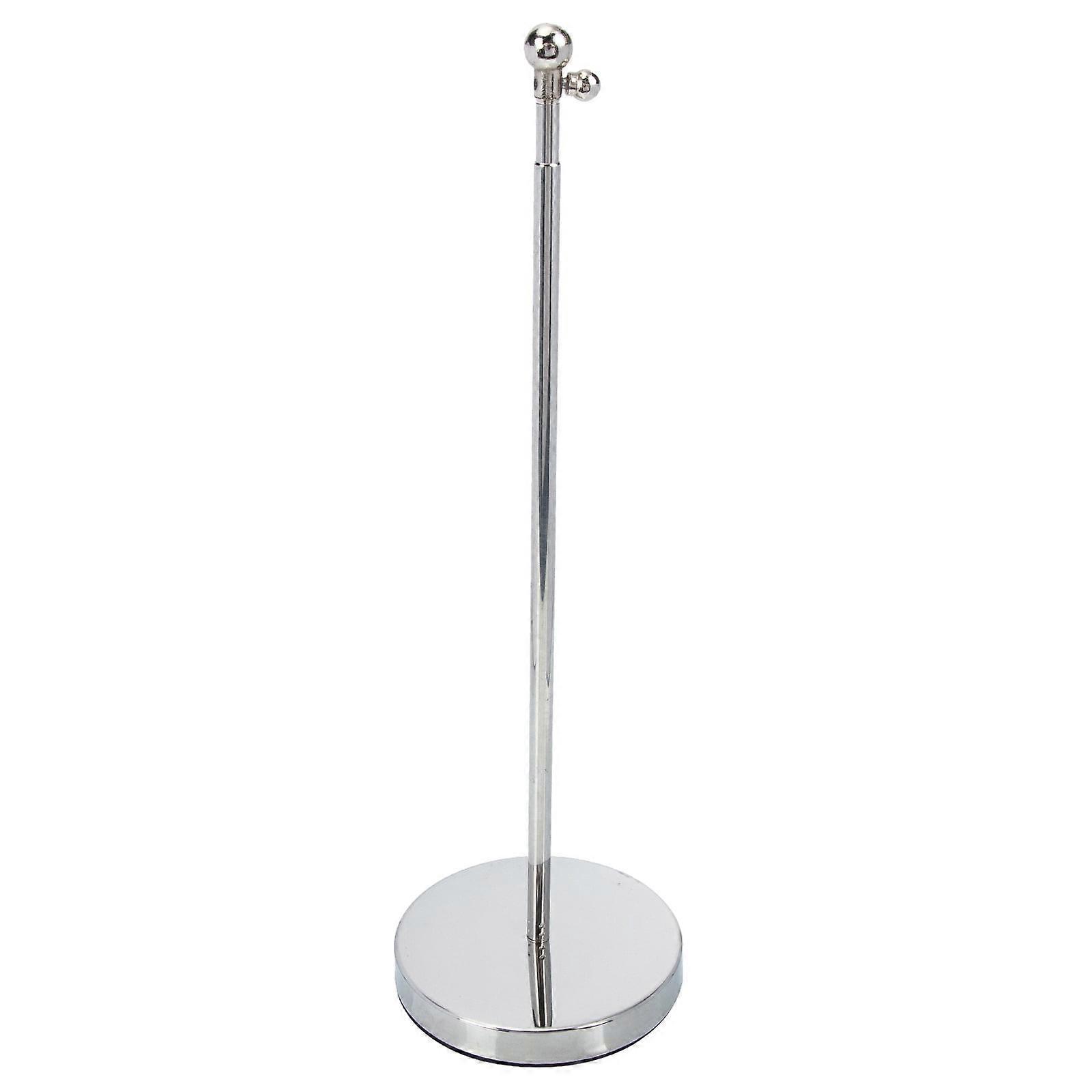 Mini Flag Holder Pole Stand Telescopic Desk Car Window Office Hand Held Base