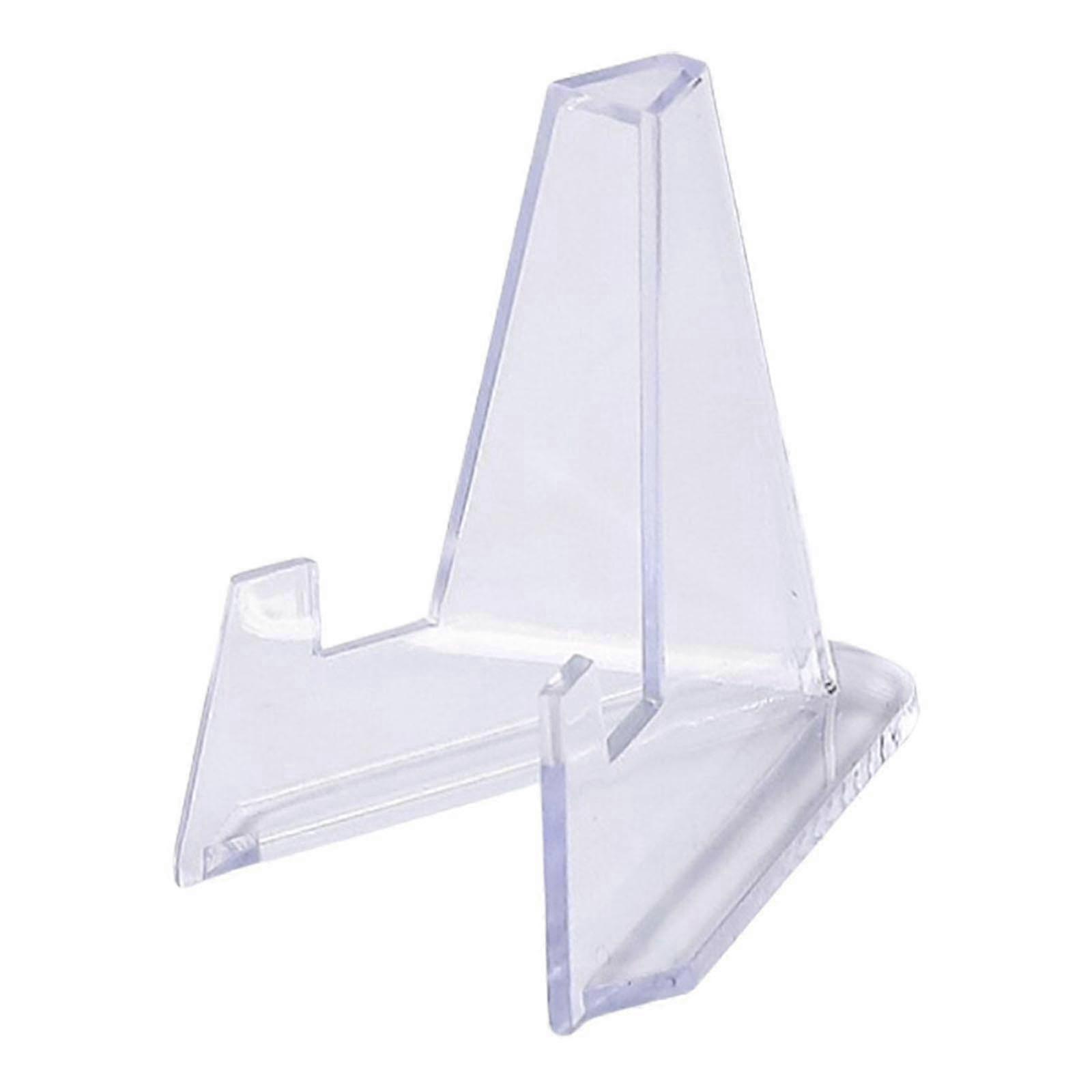 2025 Clear Plastic Triangle Card Rack for Multiple Card Types Featuring Portable Designs and Enhances Visual Presentation