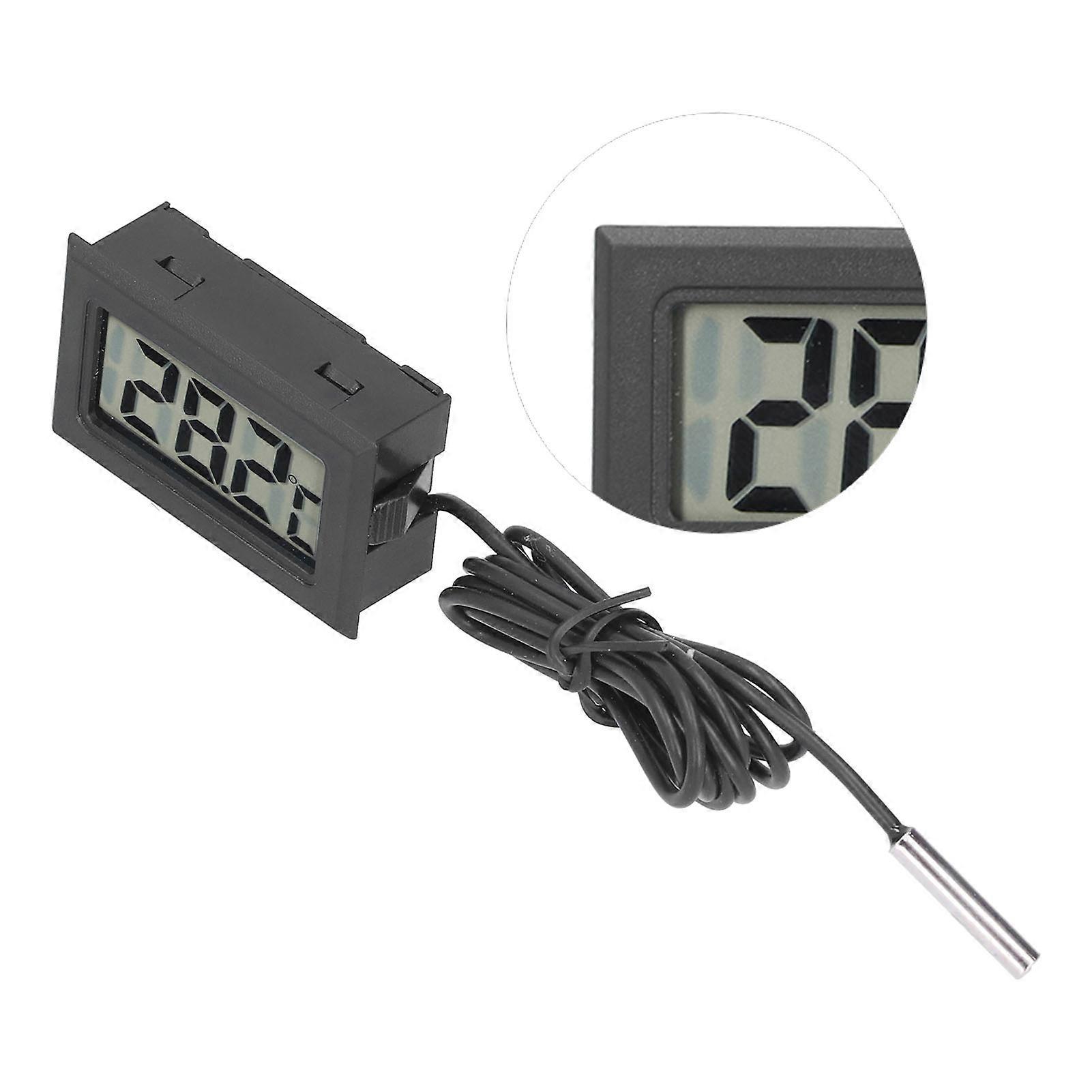Embedded Electronic Thermometer Mini Digital Waterproof Temperature Meter for Outdoor