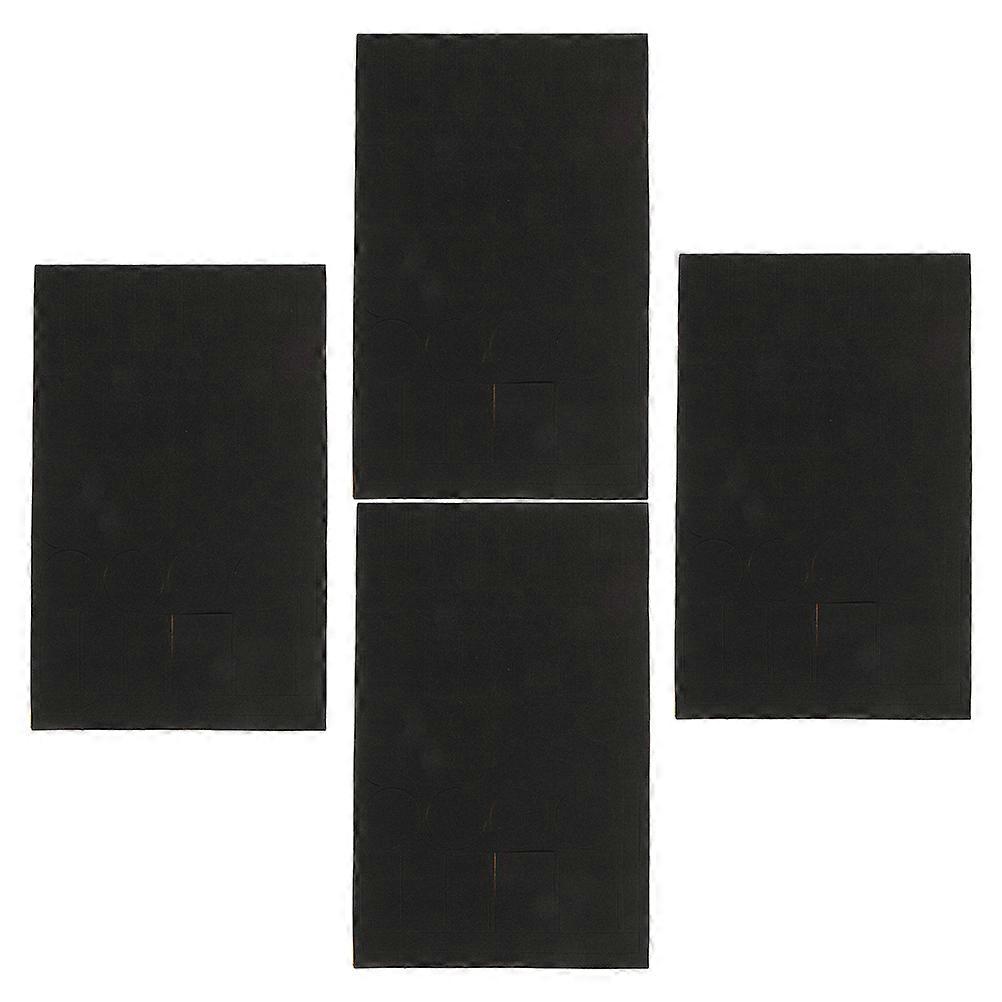 Light Blocking Stickers LED Dimming Sheets for Electronics 4Pcs Black Eva