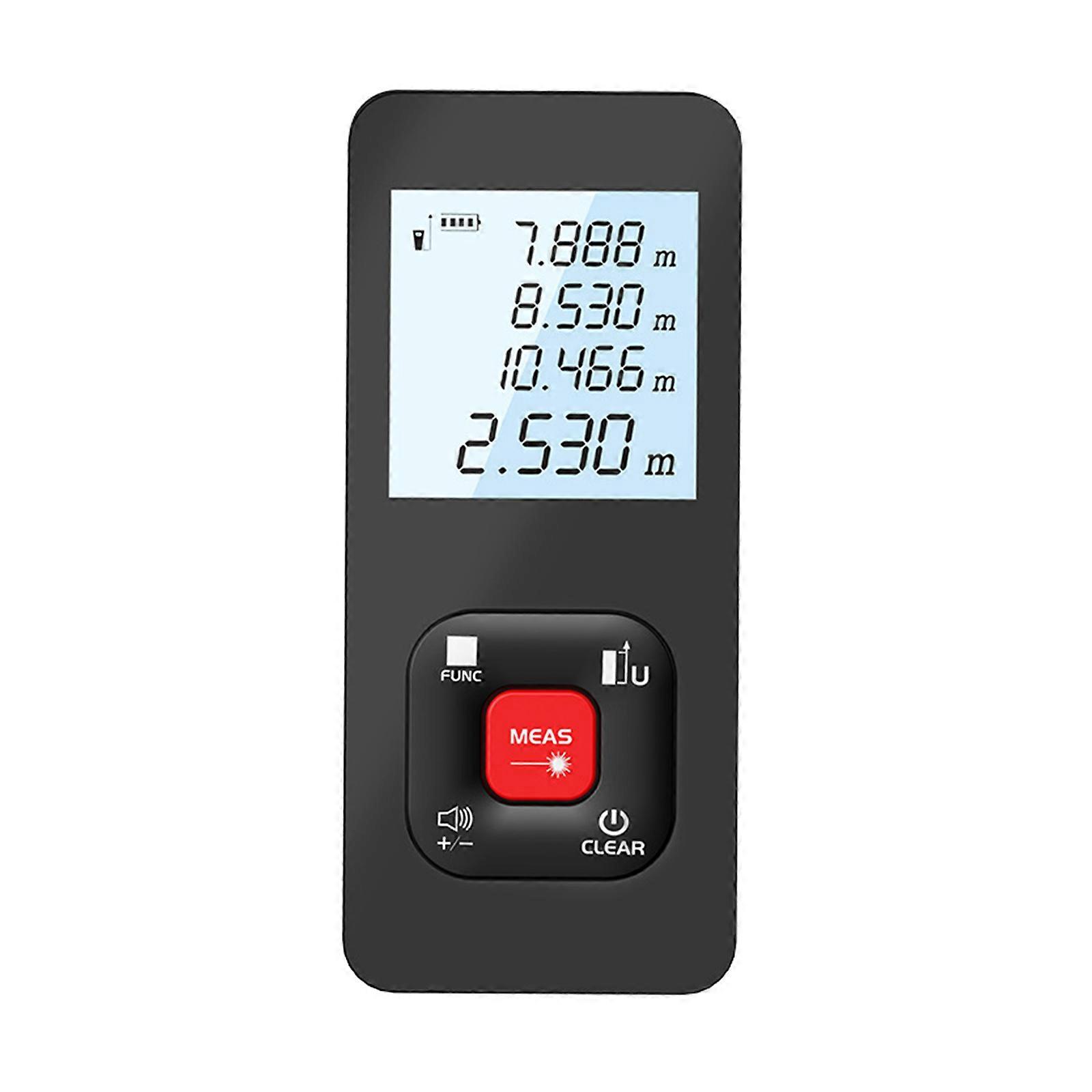 Advanced 50m Lasers Distance Meter with Memory Function Suitable for Professional Use, Construction and Interior Designs Multicolor