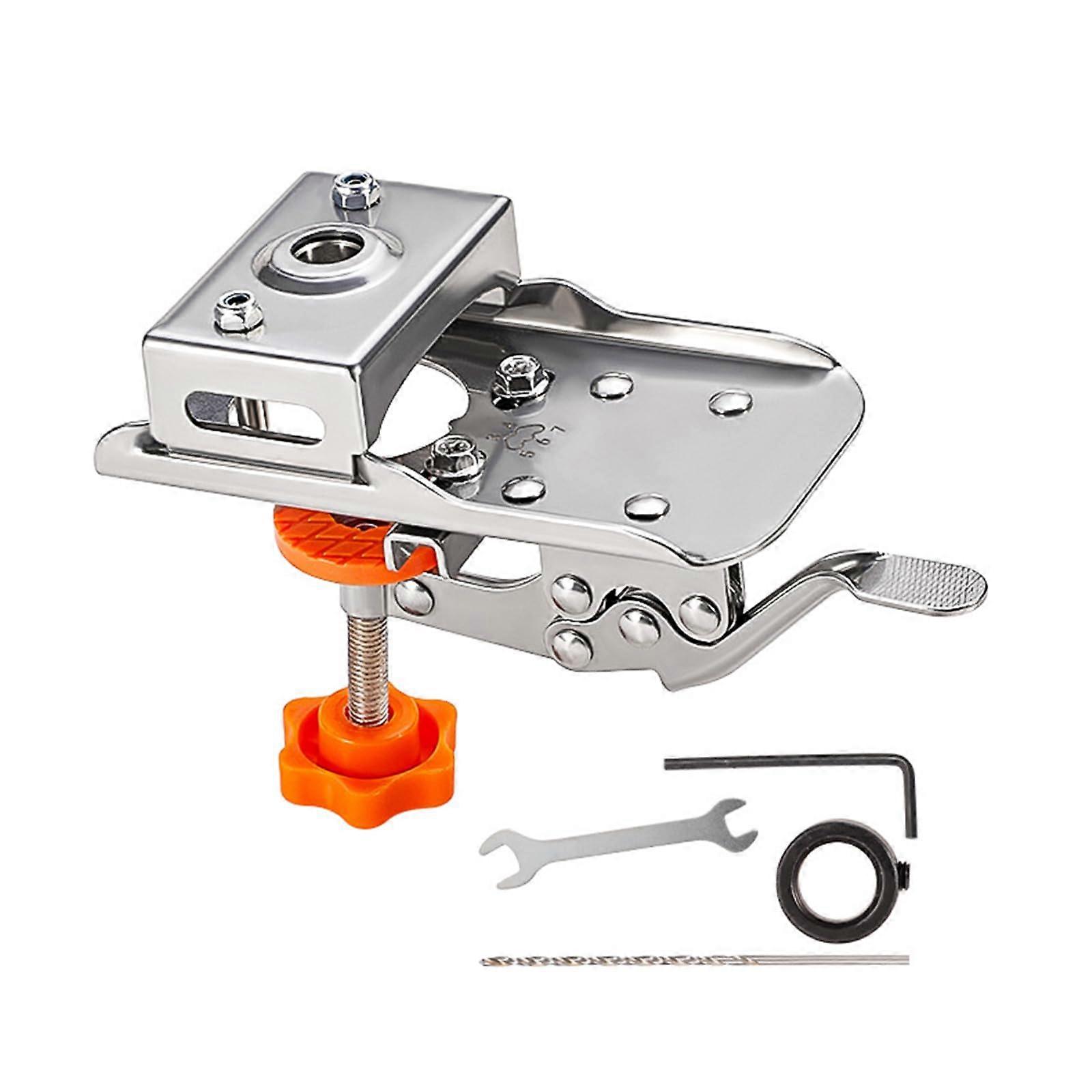 35mm Hinge Boring Jig with Accurate Drill Guide for Cabinet Door Installation Woodworking Tool
