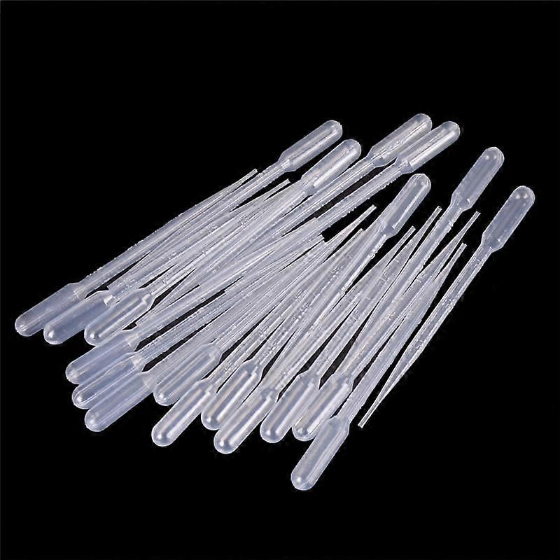 20Pcs/Set Practical Transfer Graduated Pipettes Lab Supplies 3Ml Disposable Plastic Eye Dropper Set