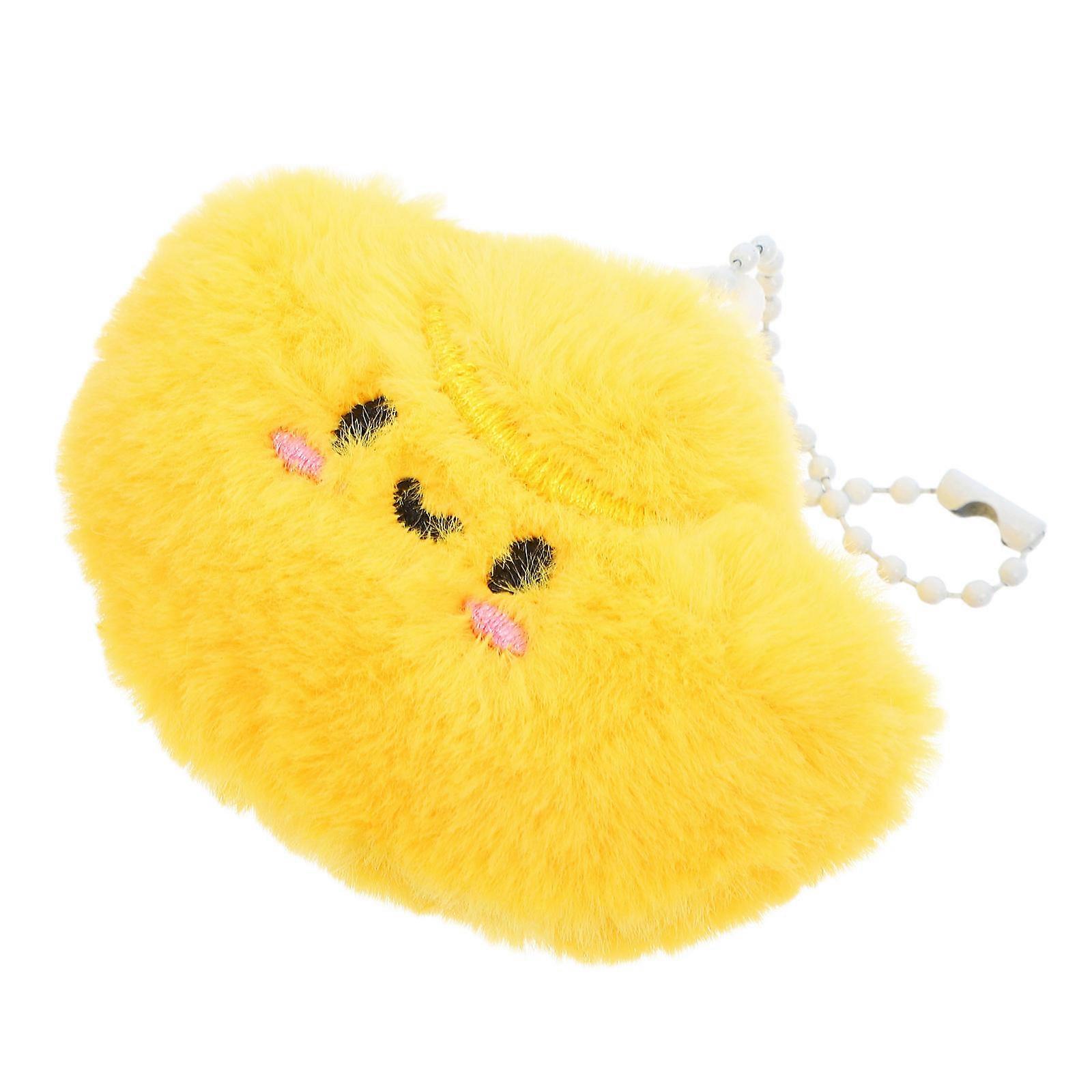 Cute Plush Doll Pendant for Decor with Squeaky Function Keychain Charm