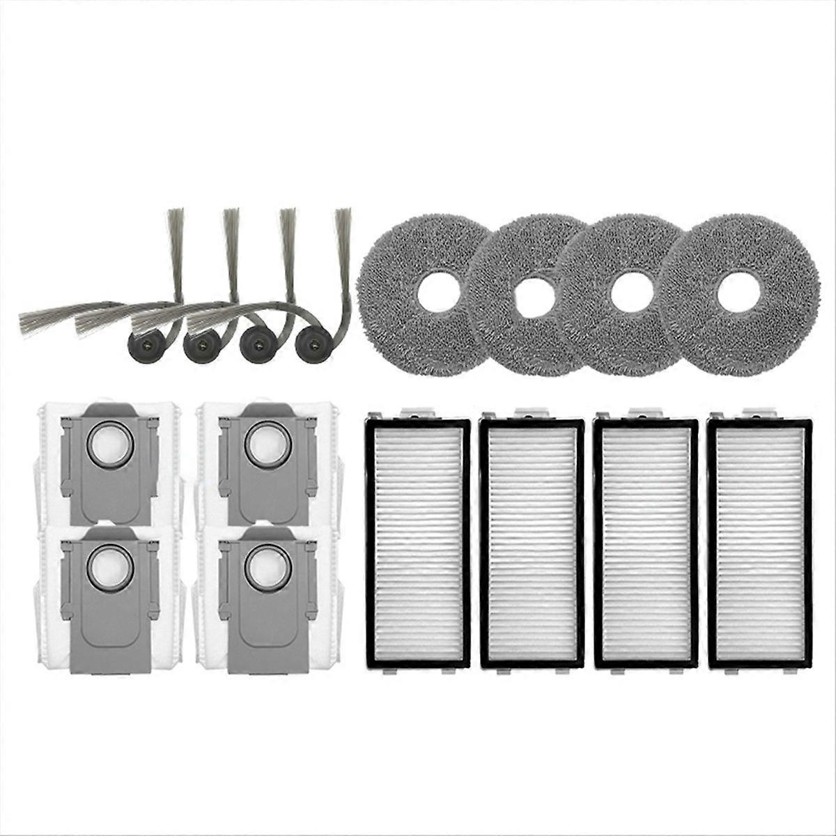Replacement Consumables Side Brush Filter Dust Bag Mop Cloth