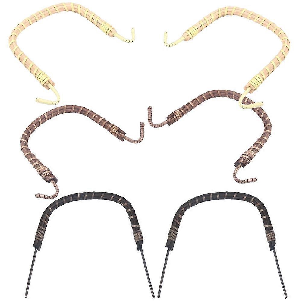 Beam Pot Handle Small Teapot Kettle Replaceable Grip Weaving Handles Accessory 6 Pcs