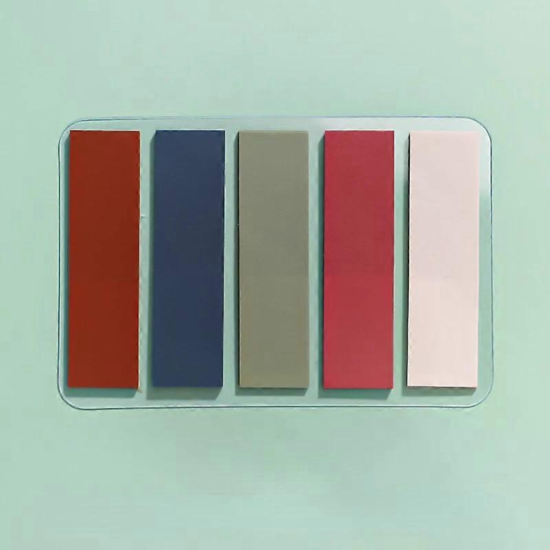 100pcs/set Self-adhesive Sticky Note Colorful PET Notepad Books Page Marker Label Index Sticker Bookmark Stationery Memo Pad