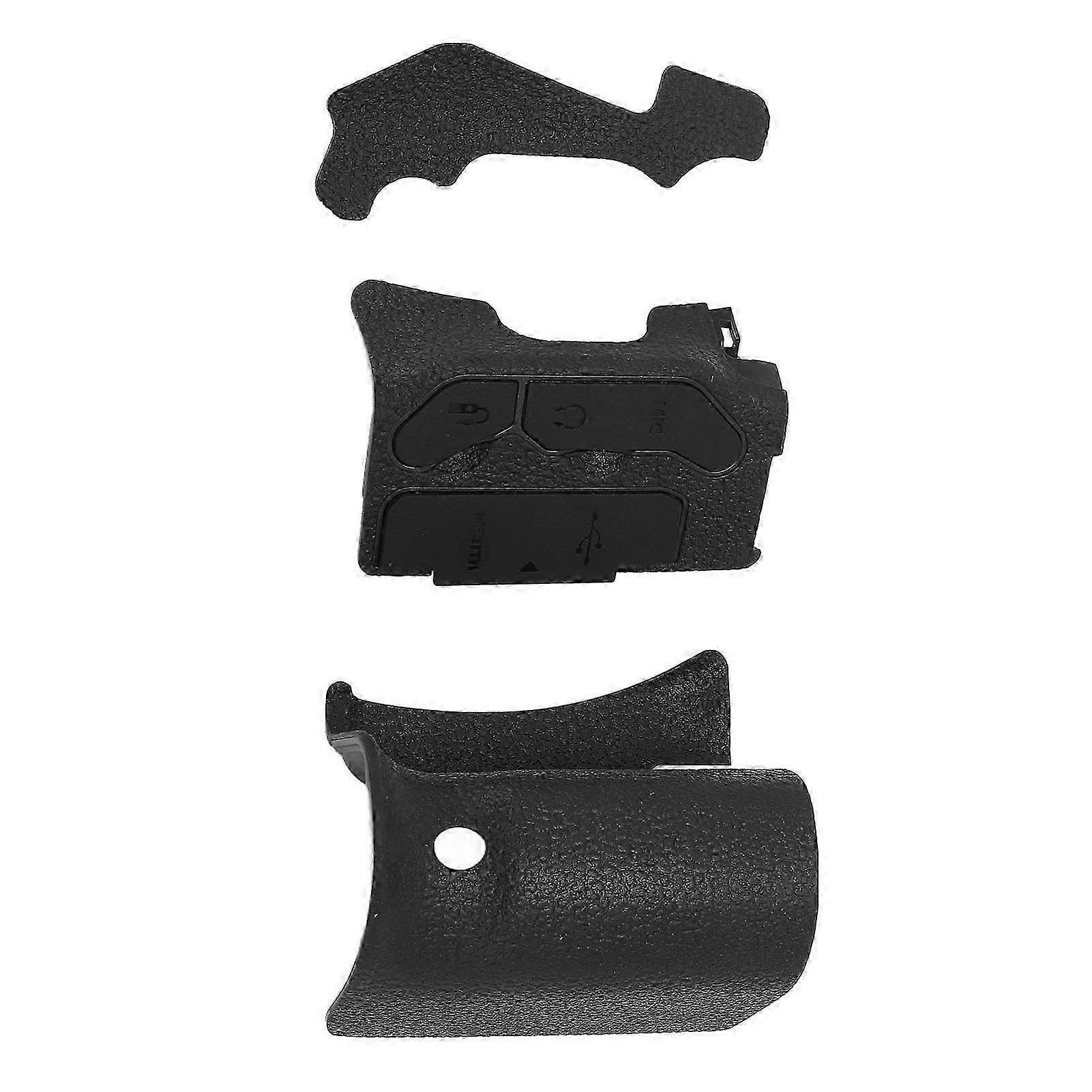 3Pcs Rubber Camera Body Cover Set for 90D Comfortable Grip