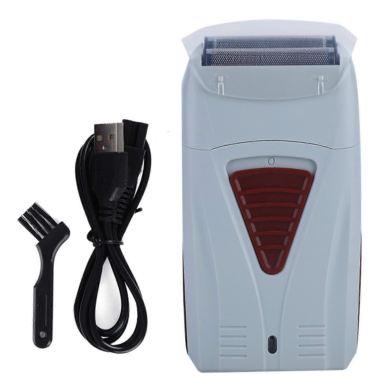 Electric Hair Clipper for Men with Dual Head Reciprocating Blade and Floating Contour Shaver