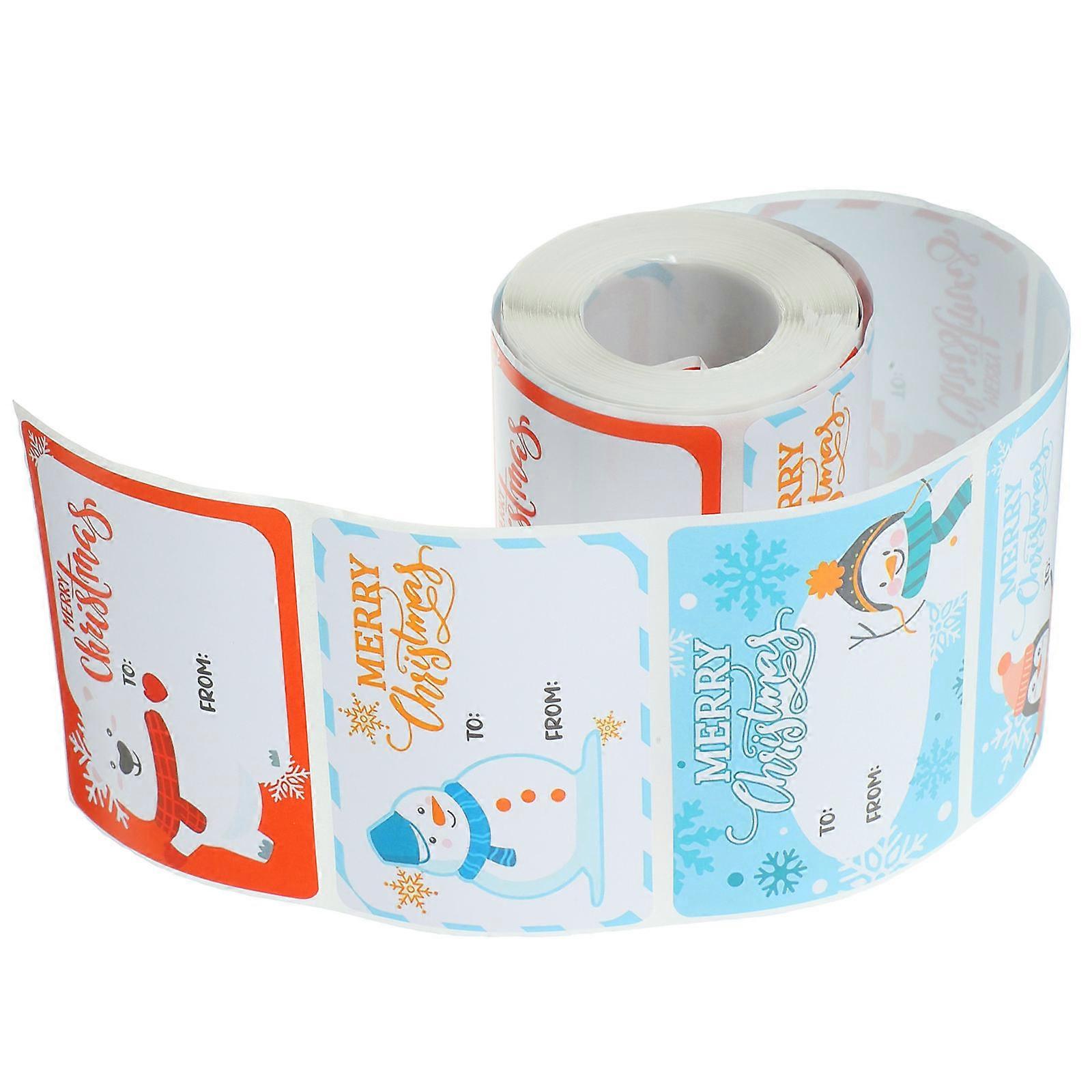 Sealing Stickers for Packaging Gift Wrapping Sticker for Marking Use 5 Rolls