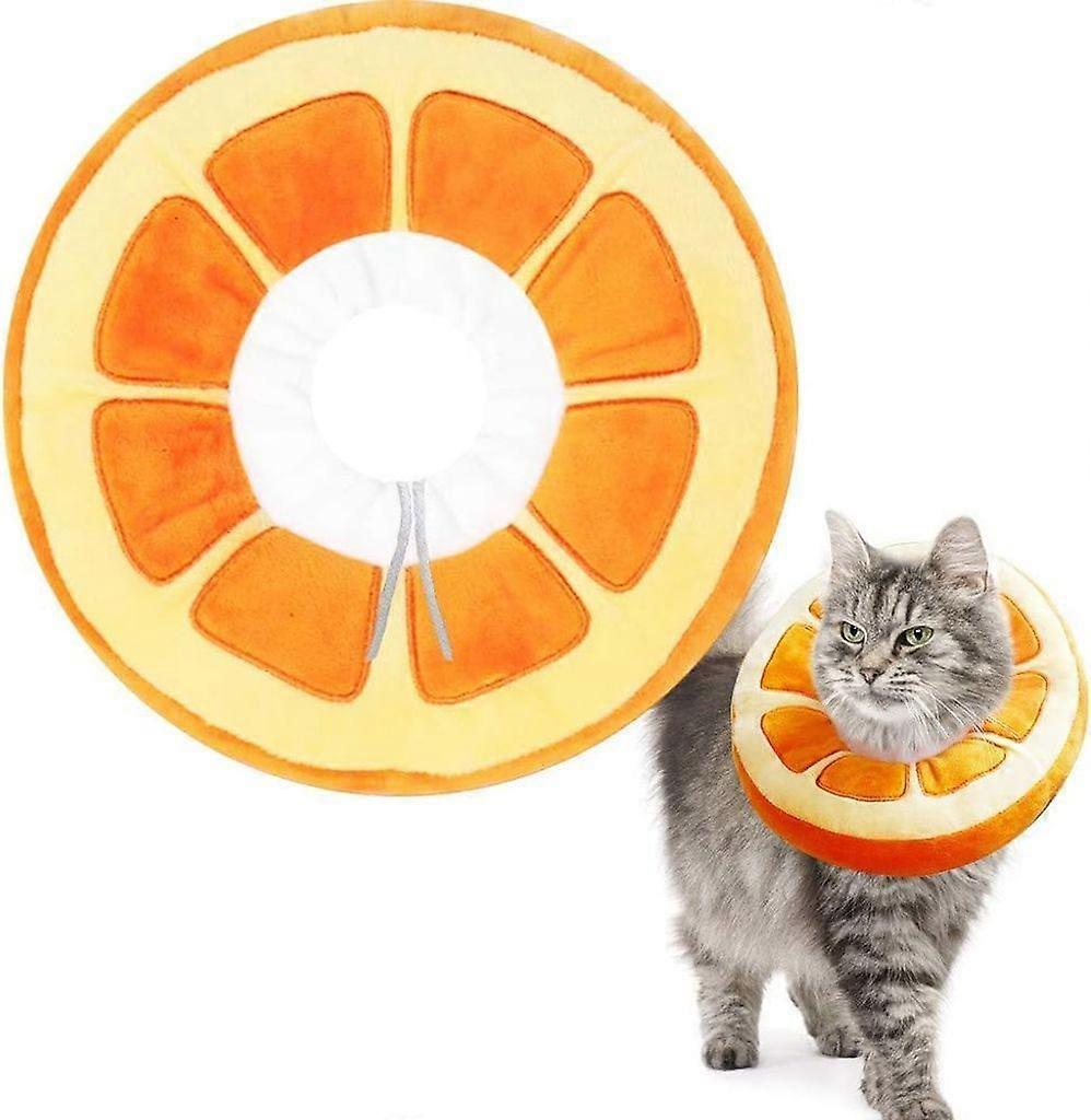 Adjustable cat collar, comfort collar, soft protective cat collar, injury