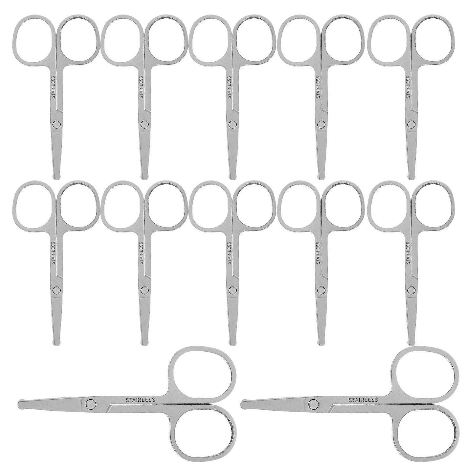 Precision Laboratory Scissors for Grooming Use with 12Pcs Small Stainless Steel Scissors