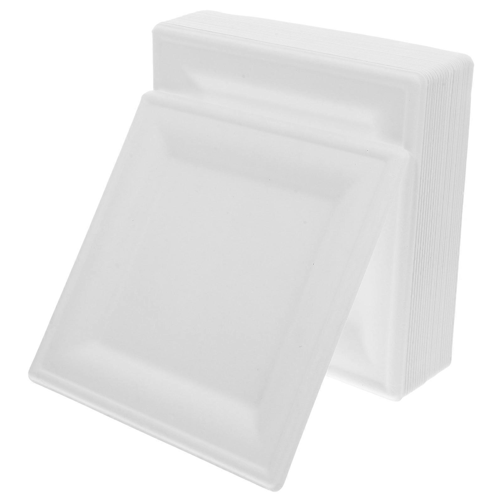 50Pcs Paper Small for Party Use Dinner White