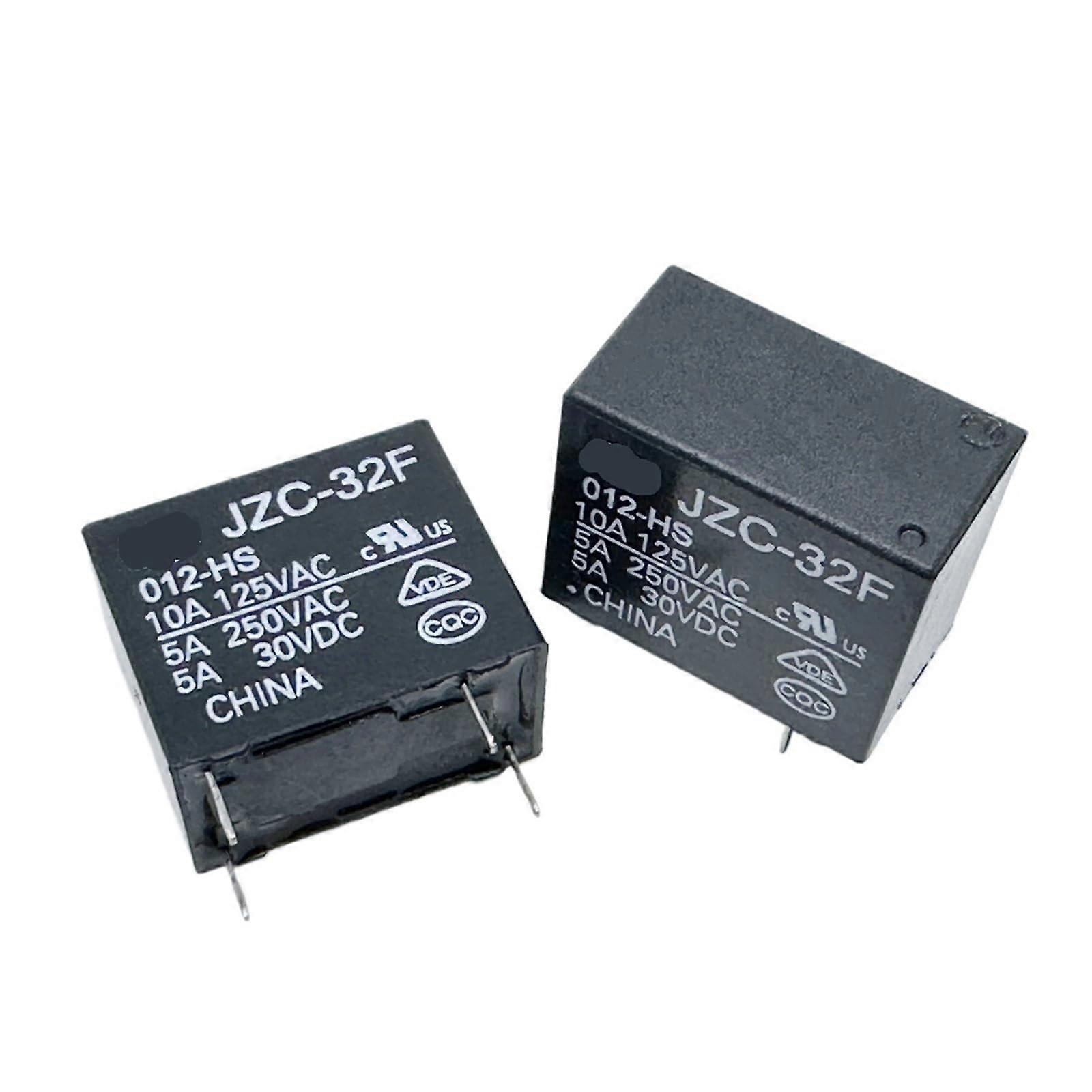 JZC32F 12V 4Pin Relay Module for  Current Switching and Reliable Power Control