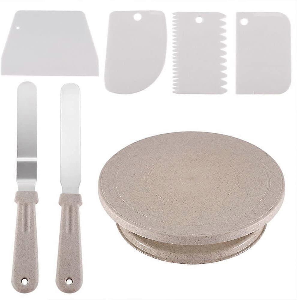 Cake Decorating Kits Supplies Include 1 Cake Turntable 2 Icing Spatula 4 Icing Smoother Scraper