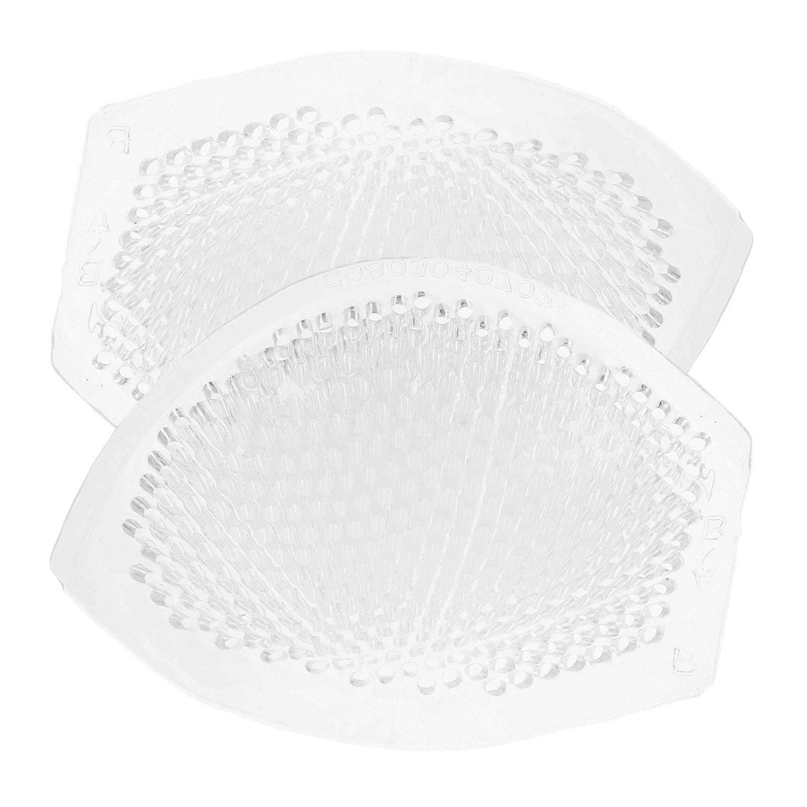 Breathable Silicone Bra Inserts for 1Pair Semi Adhesive Push Up Pads