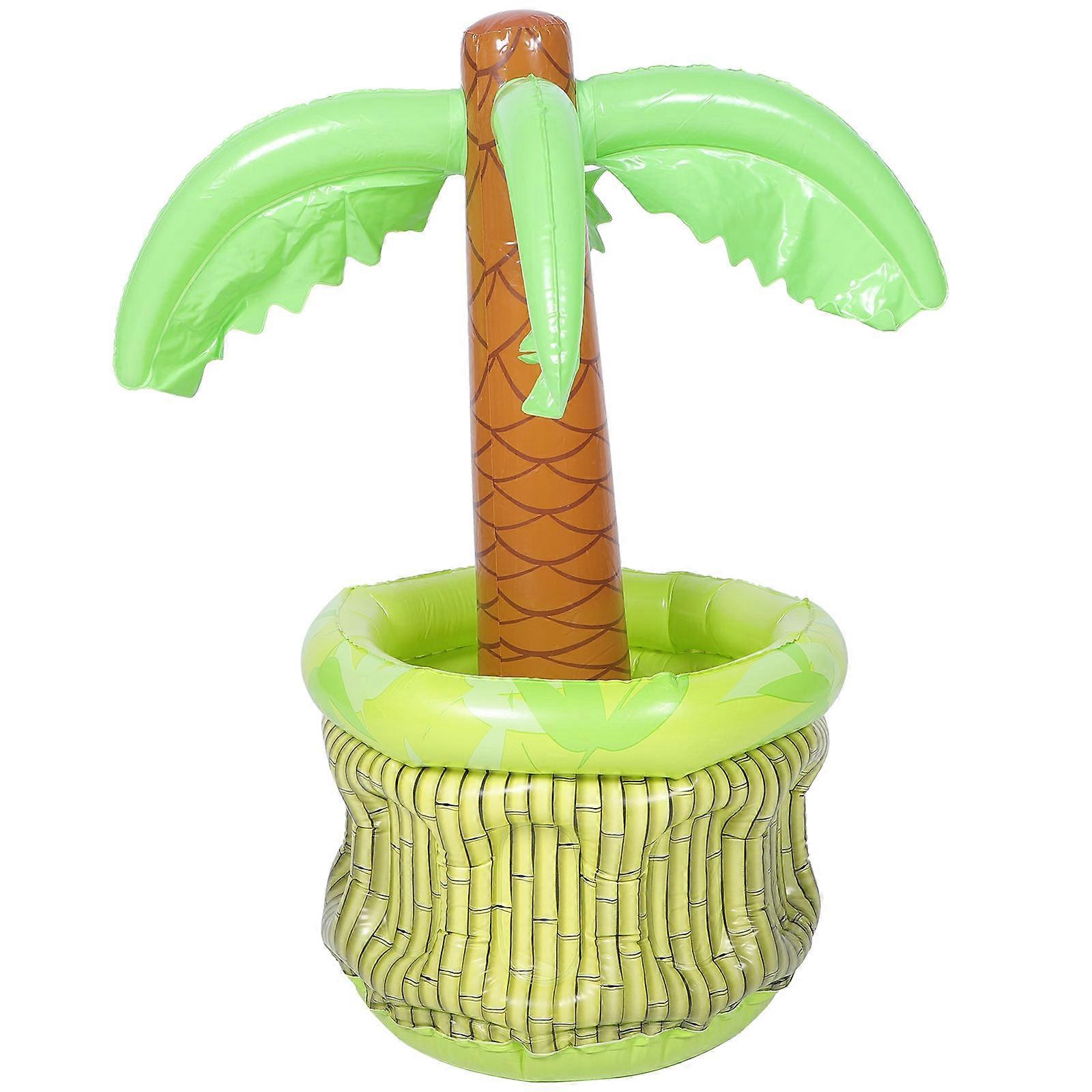 PVC Ice Bucket Inflatable Coconut-Tree for Party Use 2Pcs