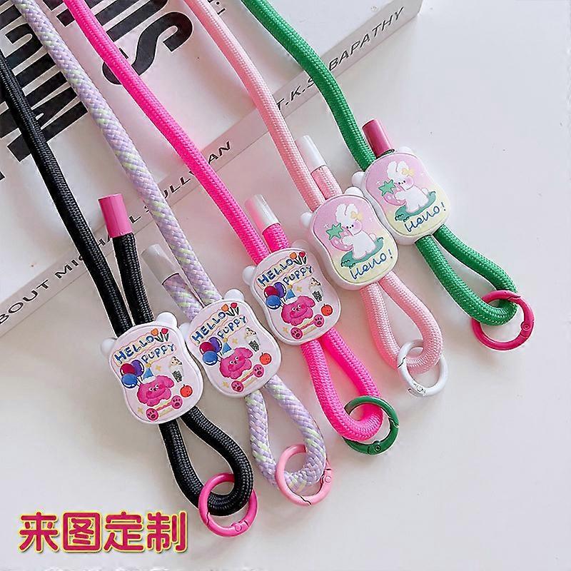 2pcs Long Mobile Phone Adjustable  Unisex  Crossbody Style  Simple