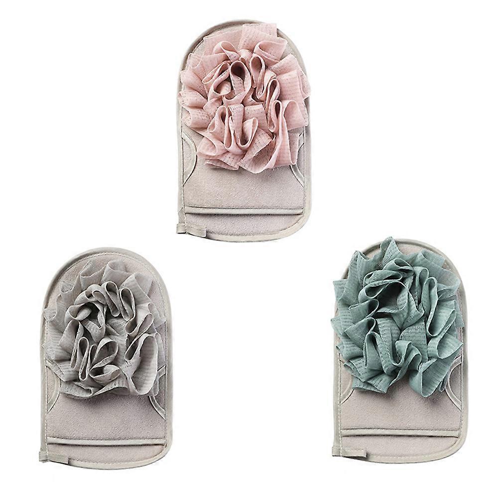 Shower Scrubber Bath Mitt Exfoliating Sponge for 6Pcs Bathroom Use