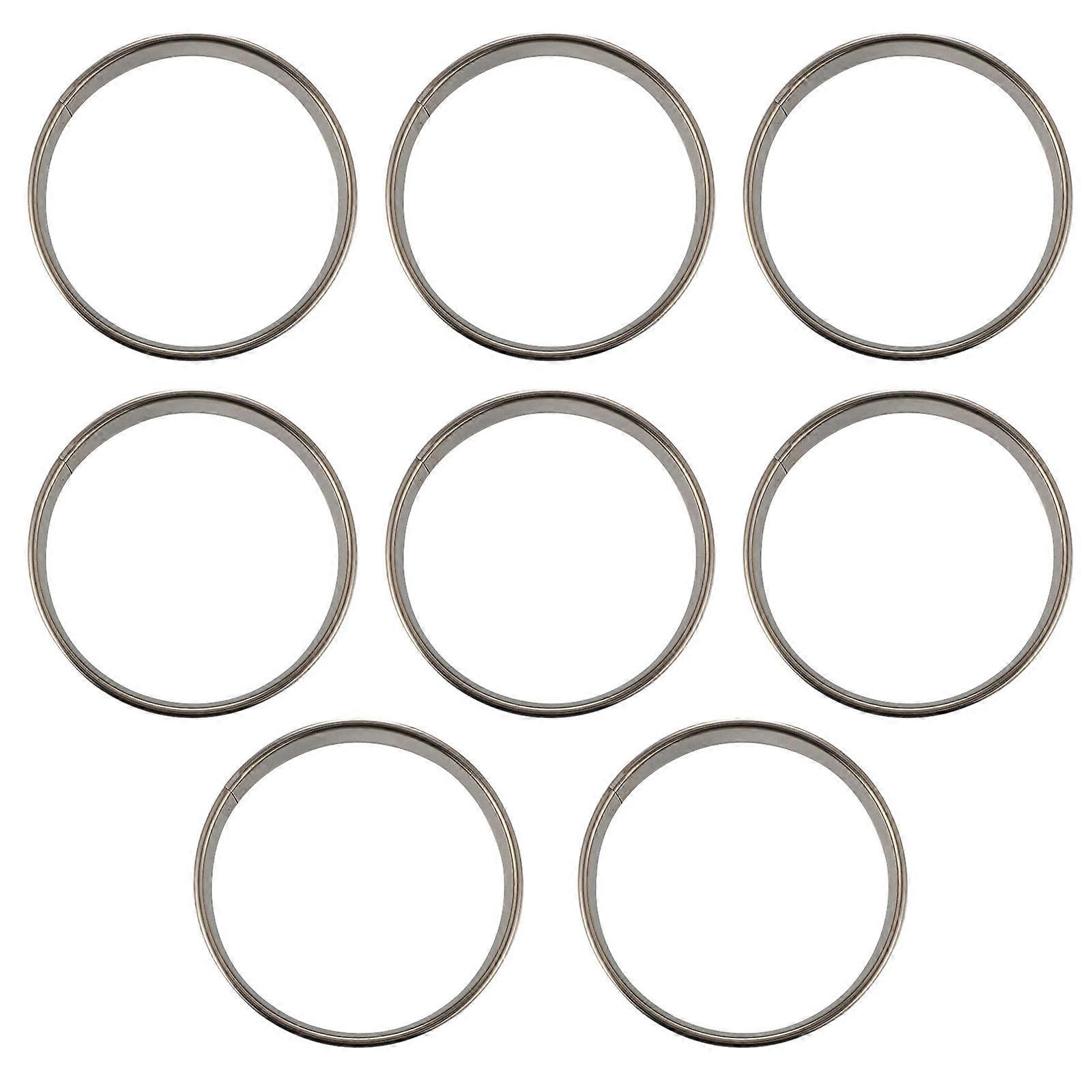 Cookies Molds Mousse Ring Moulds for Baking 24Pcs Silver Kitchen Tools