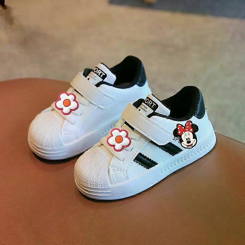 Disney Kids Sneakers Spring fall New Boys Casual Shoes Girls Toddler Shoes Baby Low Top Board Shoes Mickey Mouse first walkers