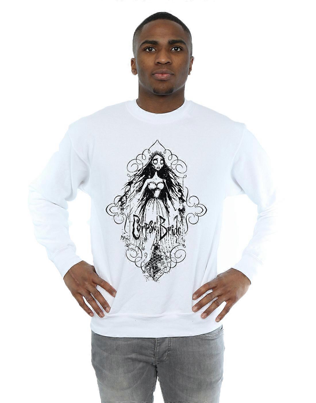 Corpse Bride Men's Sketched Bride Sweatshirt