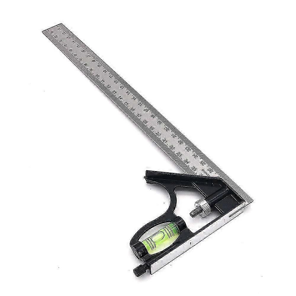 300mm stainless steel multi-function combination square for woodworking