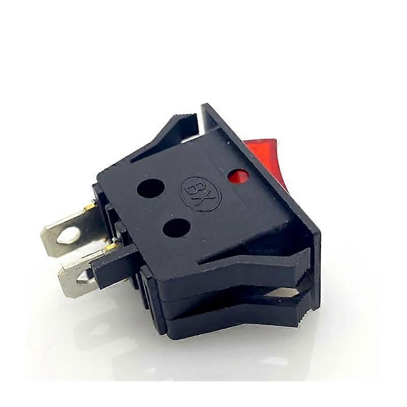 KCD6 Boat Rocker Switch 2 Pin 16A 250V Red 32x16mm  Current Capacity