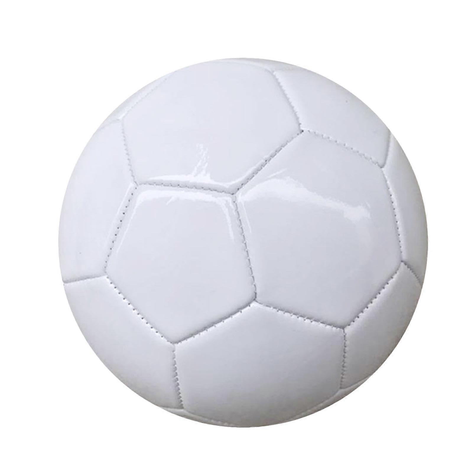 White Autograph Soccer Ball Size 3/4/5  Graffiti Design Durable EVA Foam
