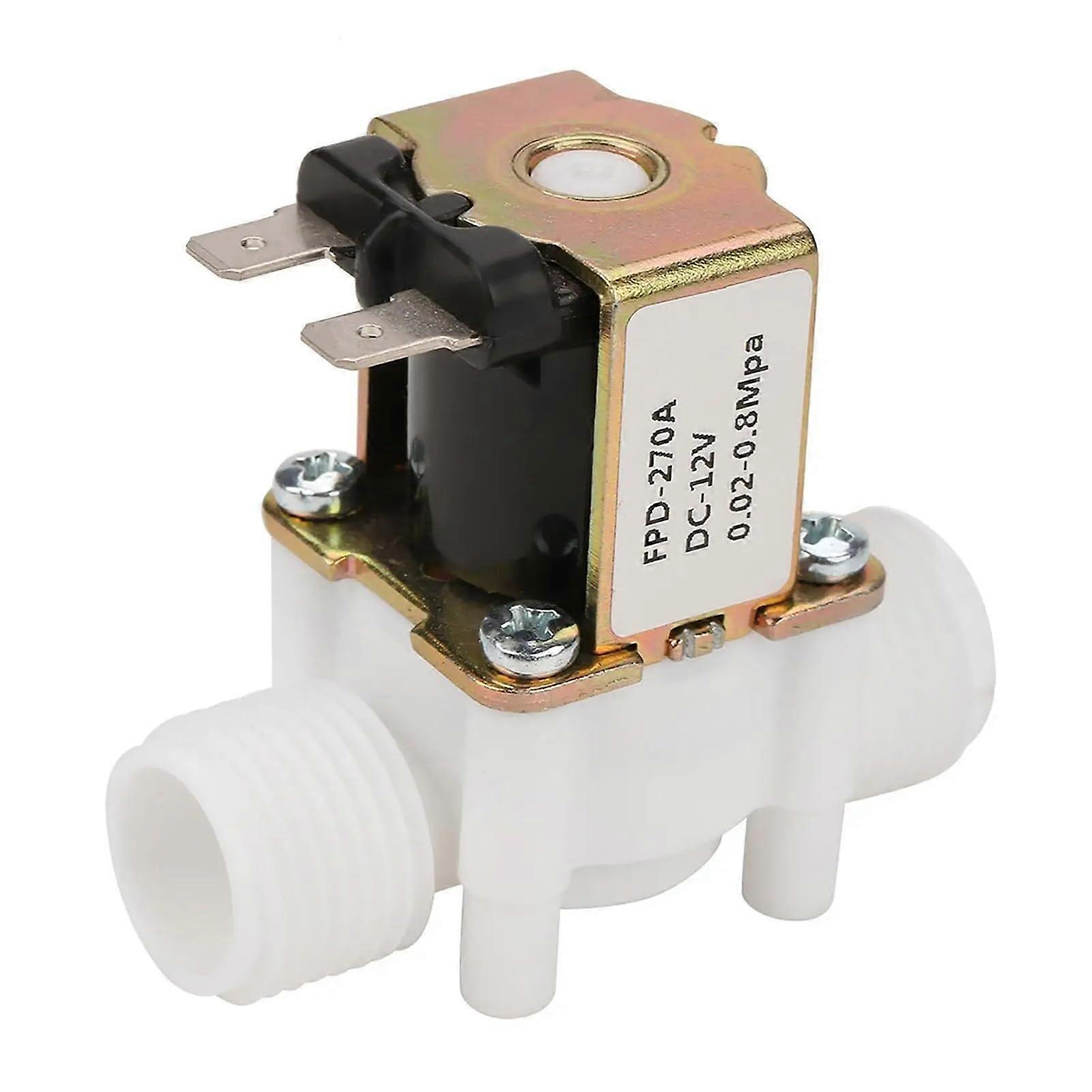 Solenoid Water Control Valve DC 12V 24V Normally Closed  Flow LeakProof Automatic ShutOff