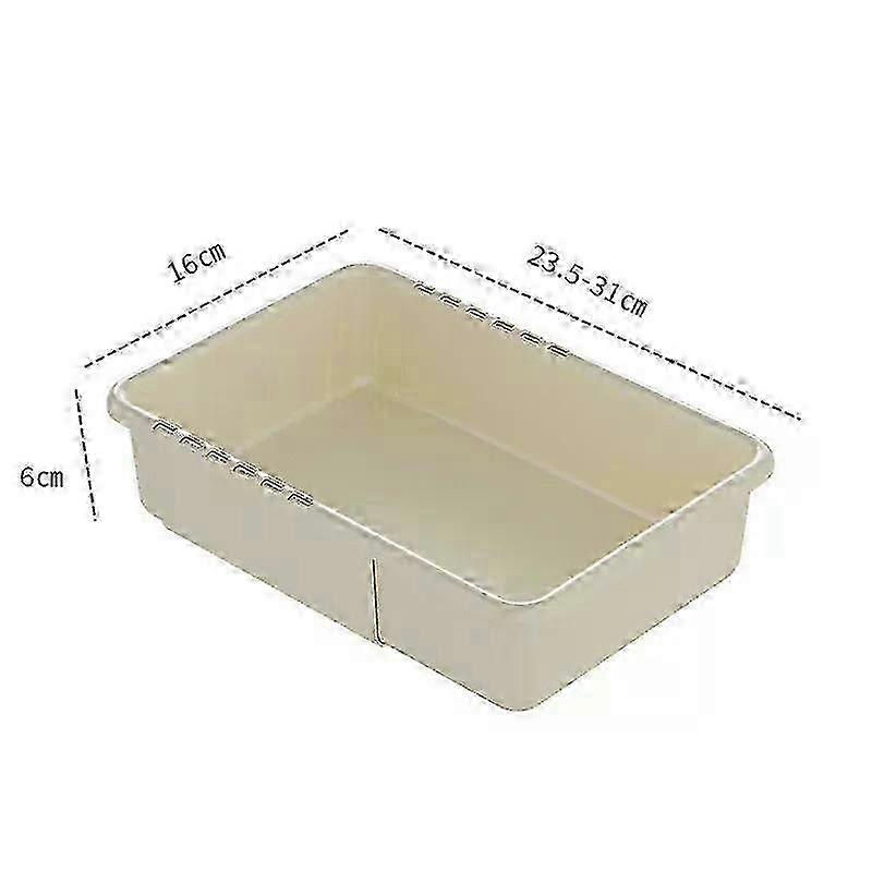 Scalable Partition Storage Box: Multi-Functional Organizer for Kitchen Utensils, Underwear & Sock Storage